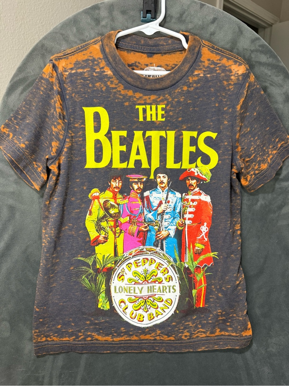 The Beatles Kids Short Sleeve Tee - Black, Orange & Yellow